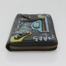 BALENCIAGA Wallet Leather Black Gold 253036 Auth bs29147-4