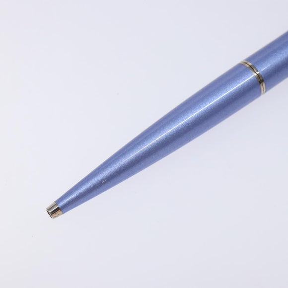LOUIS VUITTON Jetligne Pen Metal Blue LV Auth bs29150