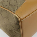 GUCCI GG Canvas Boston Bag Beige Gold Auth bs29152-13