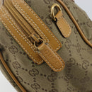 GUCCI GG Canvas Boston Bag Beige Gold Auth bs29152-14