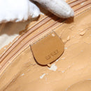 GUCCI GG Canvas Boston Bag Beige Gold Auth bs29152-15