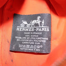 HERMES Bolide Pouch Mini Mini Canvas Orange Silver Auth bs29153-15