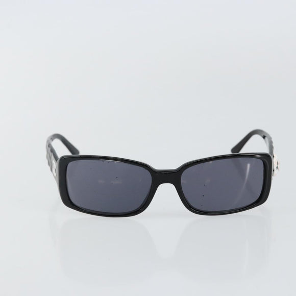 CHANEL Sunglasses plastic Black CC Auth bs29155