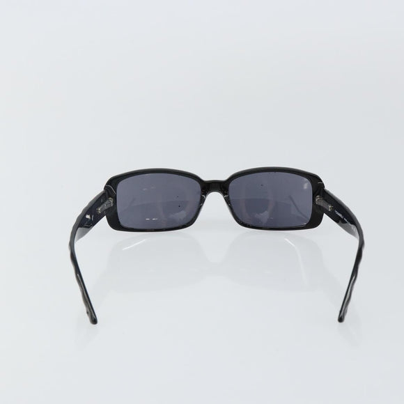CHANEL Sunglasses plastic Black CC Auth bs29155