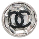 CHANEL Pierce Earring metal Silver CC Auth bs29158-2