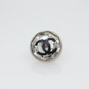 CHANEL Pierce Earring metal Silver CC Auth bs29158-7