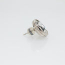 CHANEL Pierce Earring metal Silver CC Auth bs29158-9