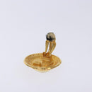 CHANEL Earring metal Gold CC Auth bs29160-9