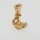 Christian Dior Earring metal Gold Auth bs29162-9
