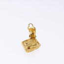 CHANEL Earring metal Gold CC Auth bs29166-4