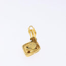 CHANEL Earring metal Gold CC Auth bs29166-8