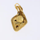 CHANEL Earring metal Gold CC Auth bs29166-9