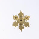 CHANEL Brooch metal Gold Tone CC Auth bs29167-3