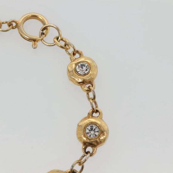 CHANEL Bracelet metal Gold CC Auth bs29168