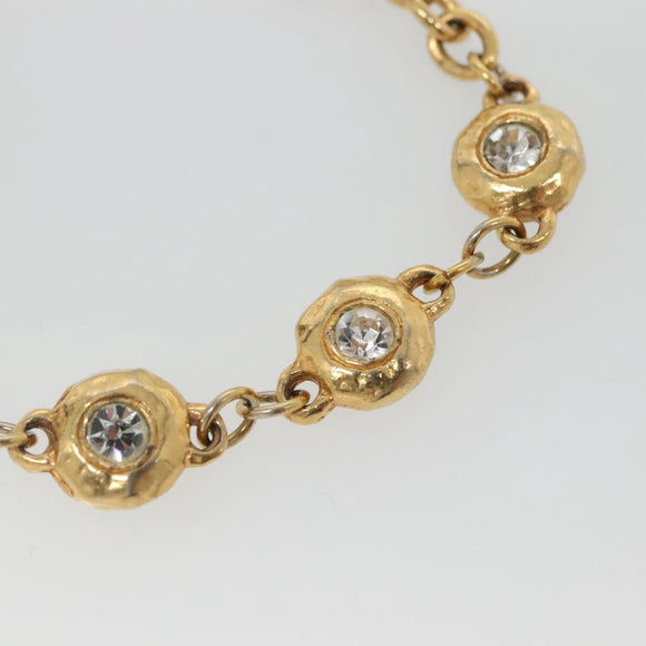 CHANEL Bracelet metal Gold CC Auth bs29168