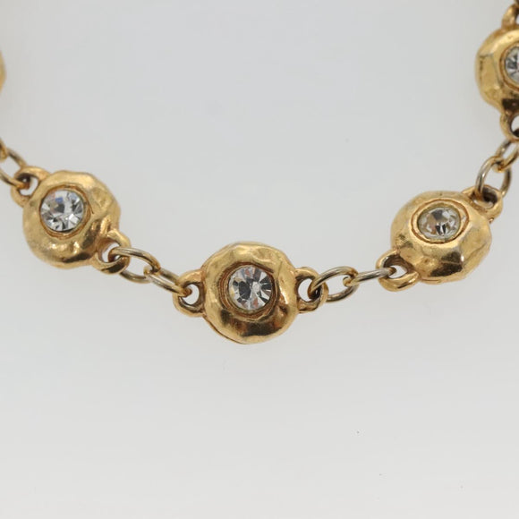 CHANEL Bracelet metal Gold CC Auth bs29168