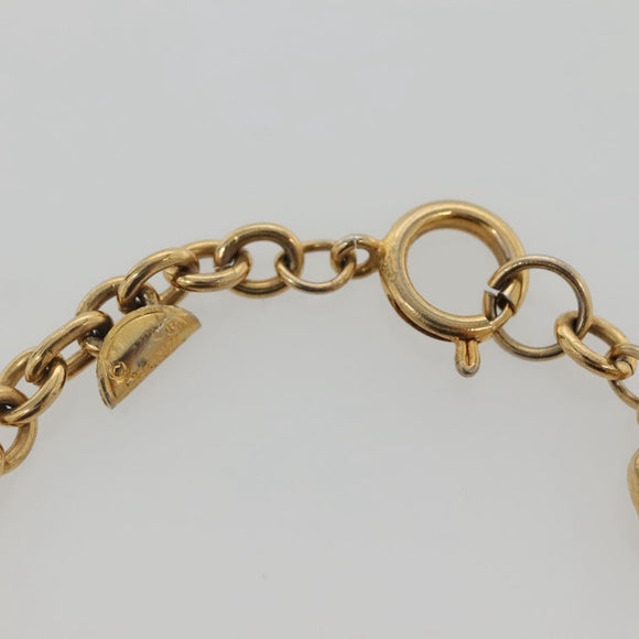 CHANEL Bracelet metal Gold CC Auth bs29168