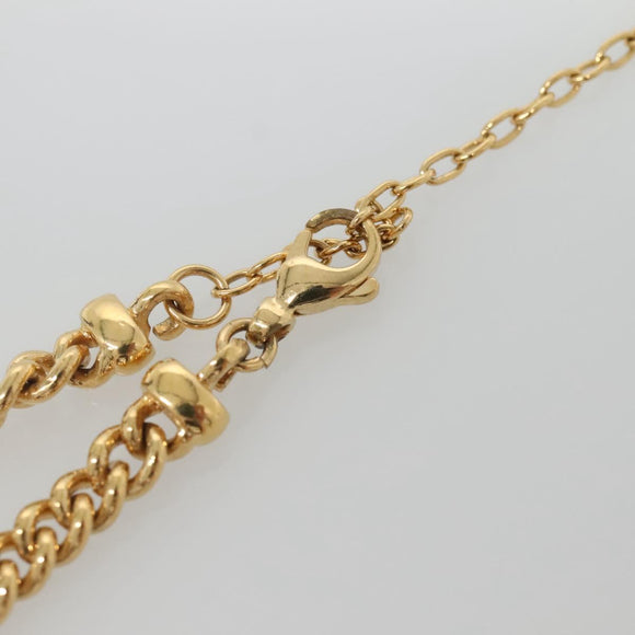 Christian Dior Necklace metal Gold Auth bs29170