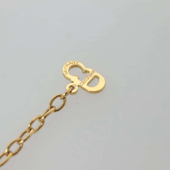 Christian Dior Necklace metal Gold Auth bs29170