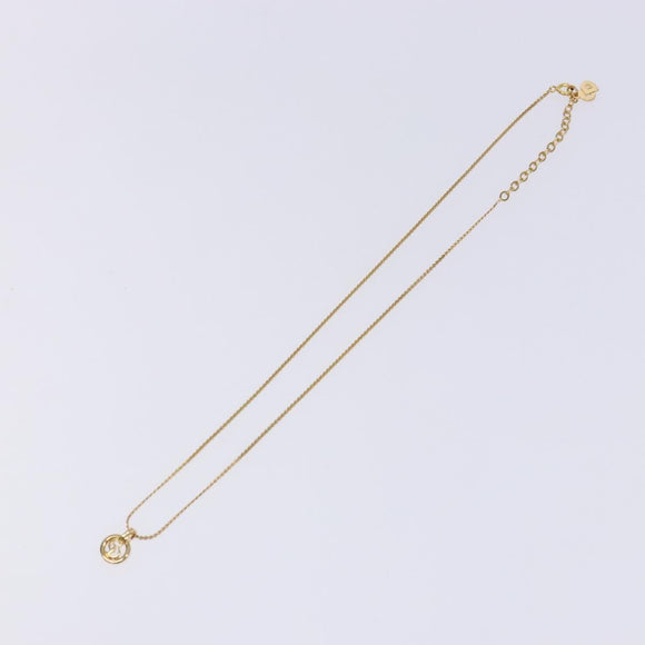 Christian Dior Necklace metal Gold Auth bs29171