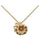 Christian Dior Necklace metal Gold Auth bs29172-1