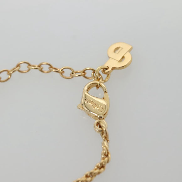 Christian Dior Necklace metal Gold Auth bs29172