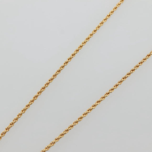 Christian Dior Necklace metal Gold Auth bs29172