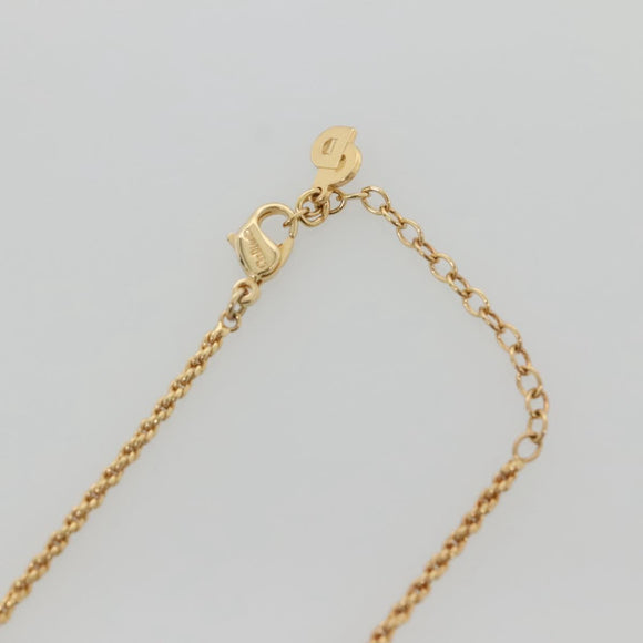 Christian Dior Necklace metal Gold Auth bs29172