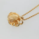 Christian Dior Necklace metal Gold Auth bs29172-7