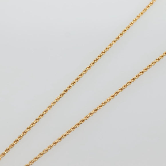 Christian Dior Necklace metal Gold Auth bs29172