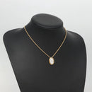 Christian Dior Necklace metal Gold Auth bs29173-12