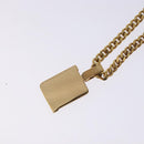 Christian Dior Necklace metal Gold Auth bs29174-9