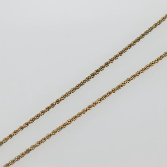 Christian Dior Necklace metal Gold Auth bs29175