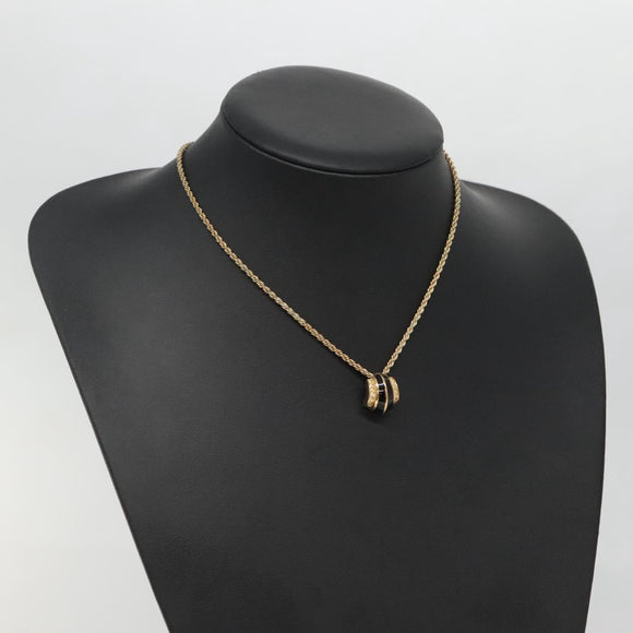 Christian Dior Necklace metal Gold Auth bs29175