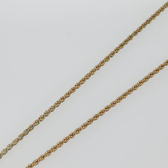 Christian Dior Necklace metal Gold Auth bs29175