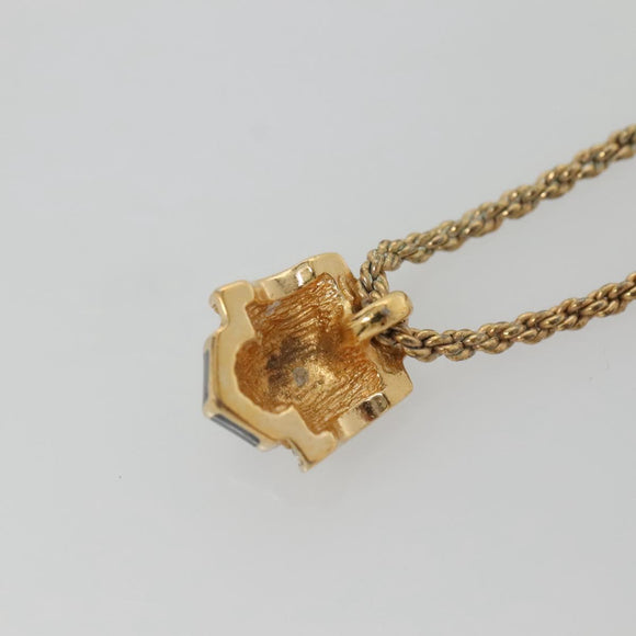 Christian Dior Necklace metal Gold Auth bs29175