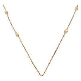 Christian Dior Necklace metal Gold Auth bs29176