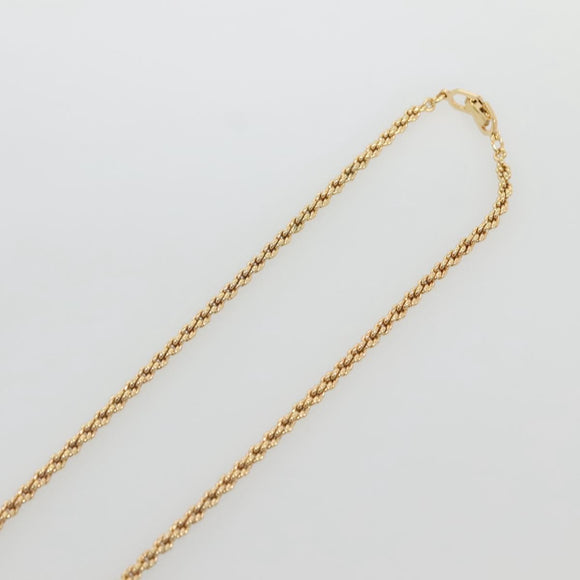 Christian Dior Necklace metal Gold Auth bs29176