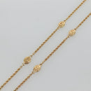 Christian Dior Necklace metal Gold Auth bs29176-4