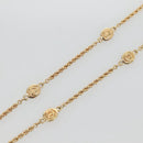 Christian Dior Necklace metal Gold Auth bs29176-9