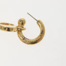 Christian Dior Pierce Earring metal Gold Auth bs29177-10