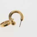 Christian Dior Pierce Earring metal Gold Auth bs29177-4