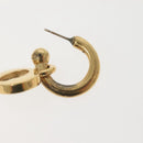 Christian Dior Pierce Earring metal Gold Auth bs29177-5