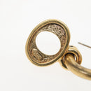 Christian Dior Pierce Earring metal Gold Auth bs29177-6