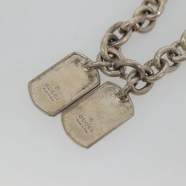GUCCI Necklace metal Silver Auth bs29179 - 0