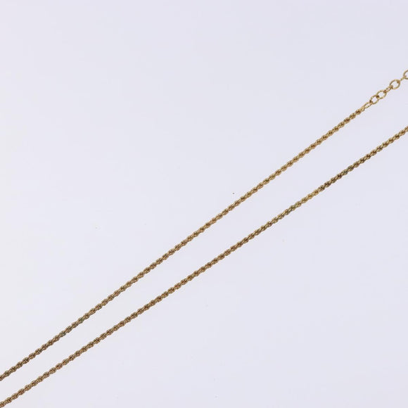 Christian Dior Necklace metal Gold Auth bs29180