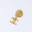 CHANEL Earring metal Gold CC Auth bs29181-3