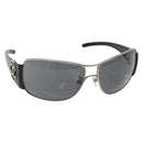CHANEL Sunglasses plastic Black CC Auth bs29183-1
