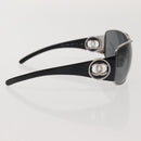 CHANEL Sunglasses plastic Black CC Auth bs29183-10