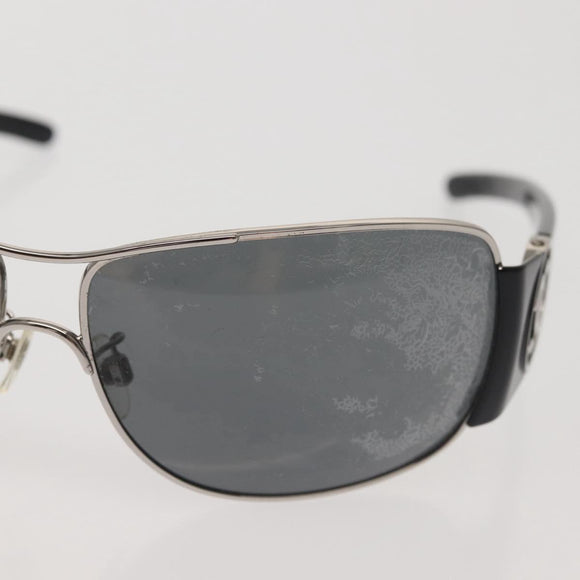 CHANEL Sunglasses plastic Black CC Auth bs29183